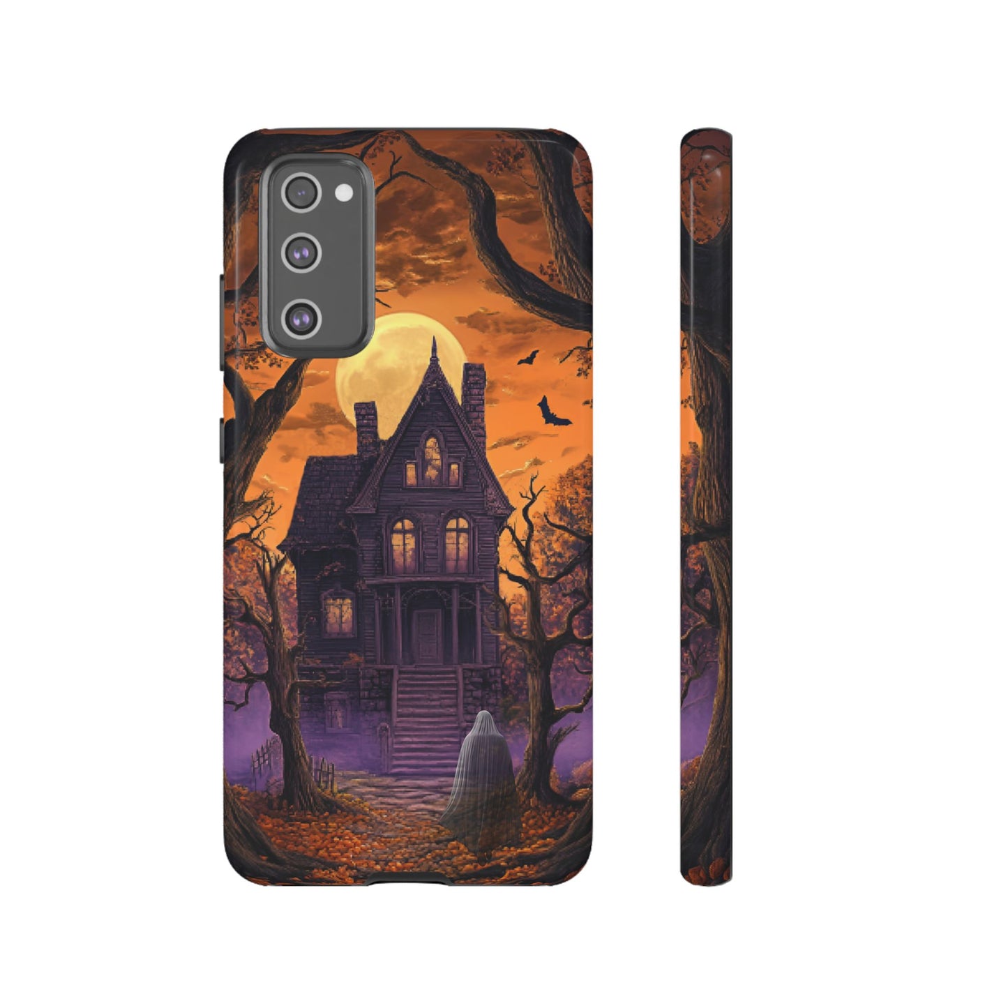 Halloween Haunted Mansion and Ghost Phone Case - Spooky Season Phone Cases - iPhone 16 15 14 13 12 11, Samsung Galaxy & Google Pixel Phone Covers