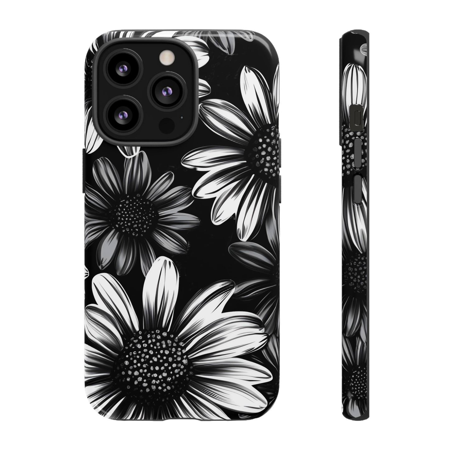 Daisy Phone Case - Dark Gothic Flower Phone Cases - iPhone 16 15 14 13 12 11, Samsung Galaxy & Google Pixel Phone Covers