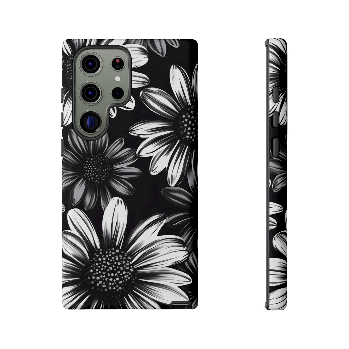 Daisy Phone Case - Dark Gothic Flower Phone Cases - iPhone 16 15 14 13 12 11, Samsung Galaxy & Google Pixel Phone Covers