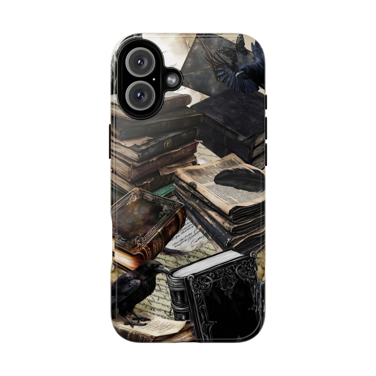 Dark Academia Collage Phone Case - iPhone 16 15 14 13 12 11, Samsung Galaxy & Google Pixel Phone Covers