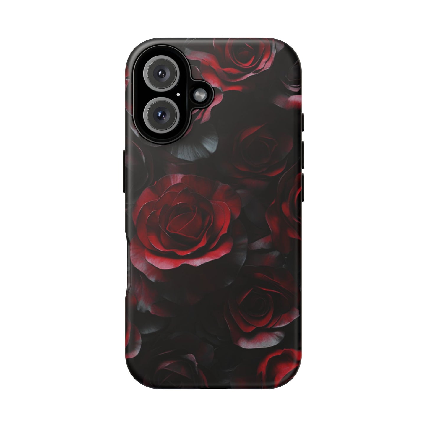 Dark Rose Flower Phone Case - Gothic Floral Phone Cases - iPhone 16 15 14 13 12 11, Samsung Galaxy & Google Pixel Phone Covers