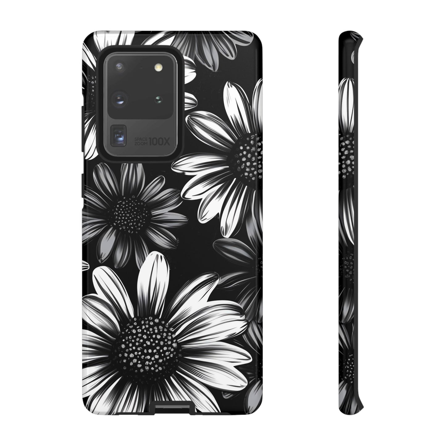 Daisy Phone Case - Dark Gothic Flower Phone Cases for iPhone 16 15 14 13 12 11, Samsung Galaxy & Google Pixel