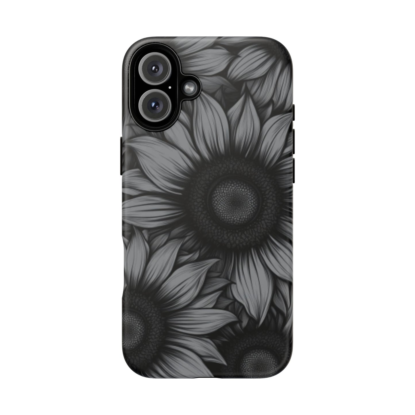 Sunflower Phone Case - Dark Gothic Floral Phone Cases - Phone 16 15 14 13 12 11, Samsung Galaxy & Google Pixel Phone Covers