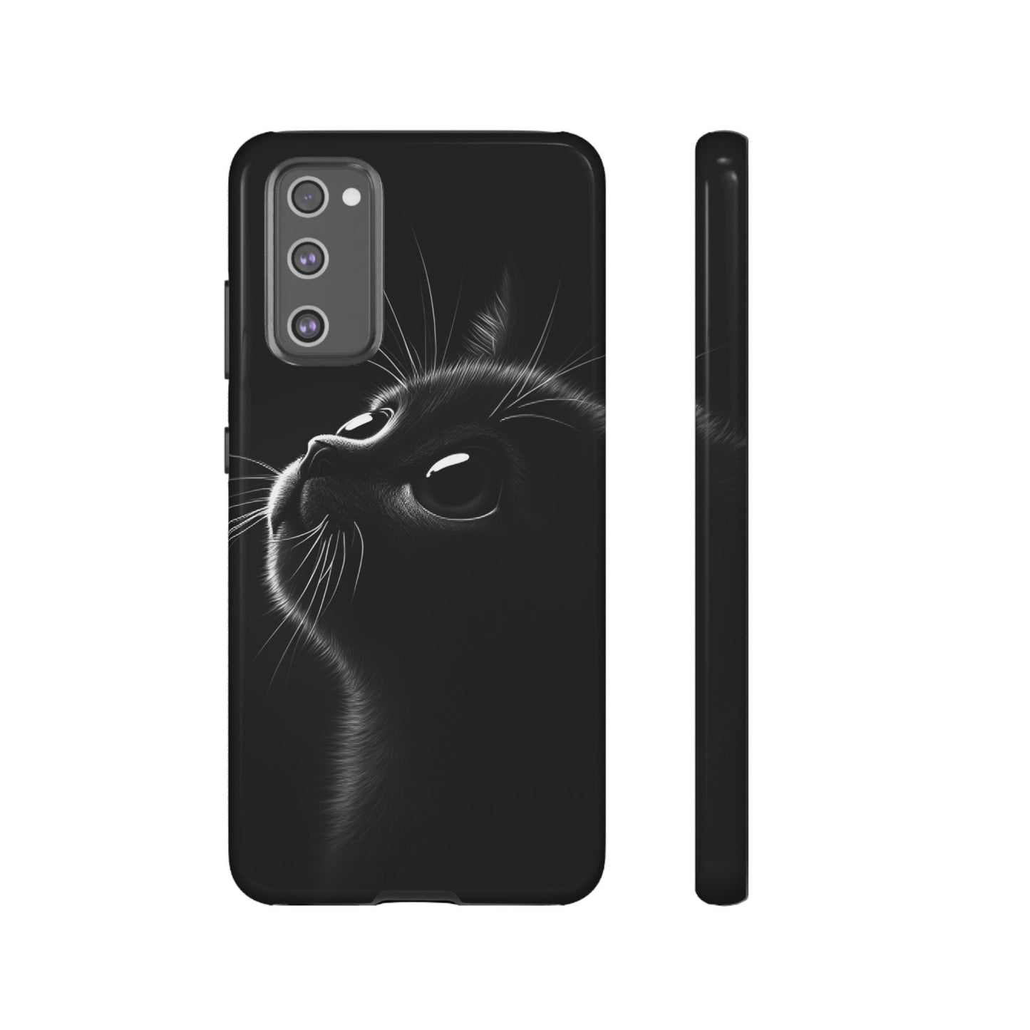 Cute Black Cat Phone Case - Cat Lover Phone Cases - iPhone 16 15 14 13 12 11, Samsung Galaxy & Google Pixel Phone Covers