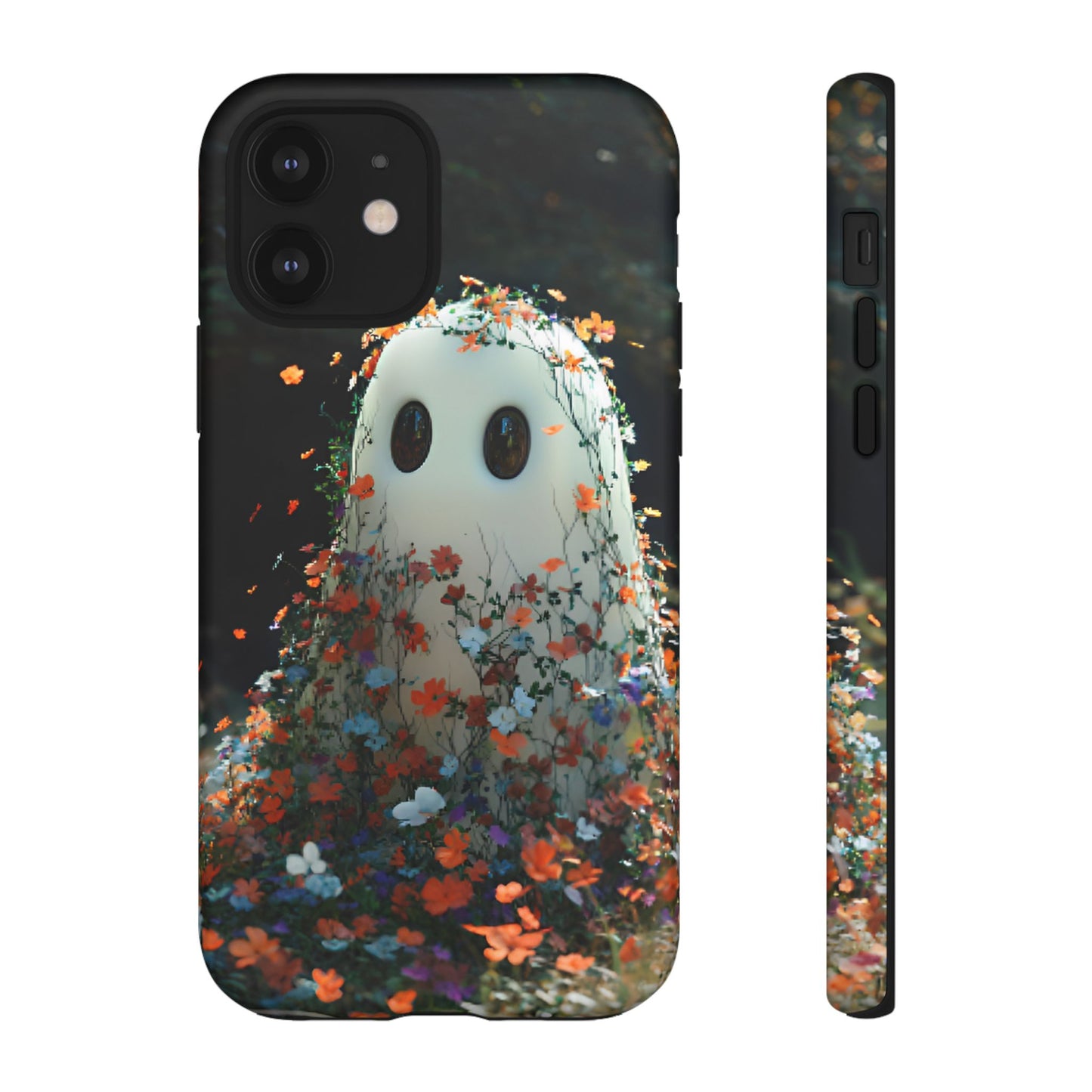 Floral Ghost Phone Case - iPhone 16 15 14 13 12 11, Samsung Galaxy & Google Pixel Phone Covers