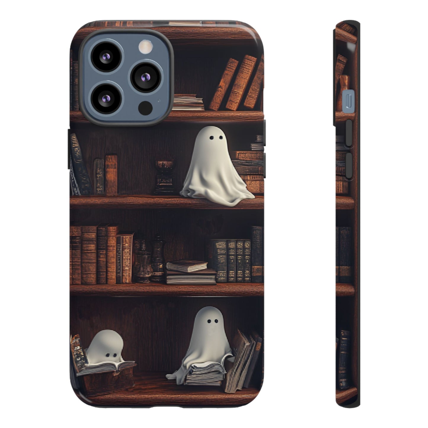 Bookish Ghost Phone Case for iPhone 16 15 14 13 12 11, Samsung Galaxy & Google Pixel