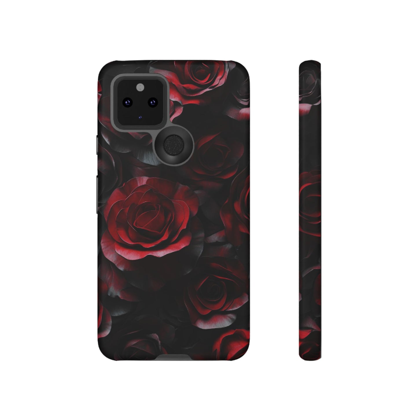 Dark Rose Flower Phone Case - Gothic Floral Phone Cases - iPhone 16 15 14 13 12 11, Samsung Galaxy & Google Pixel Phone Covers