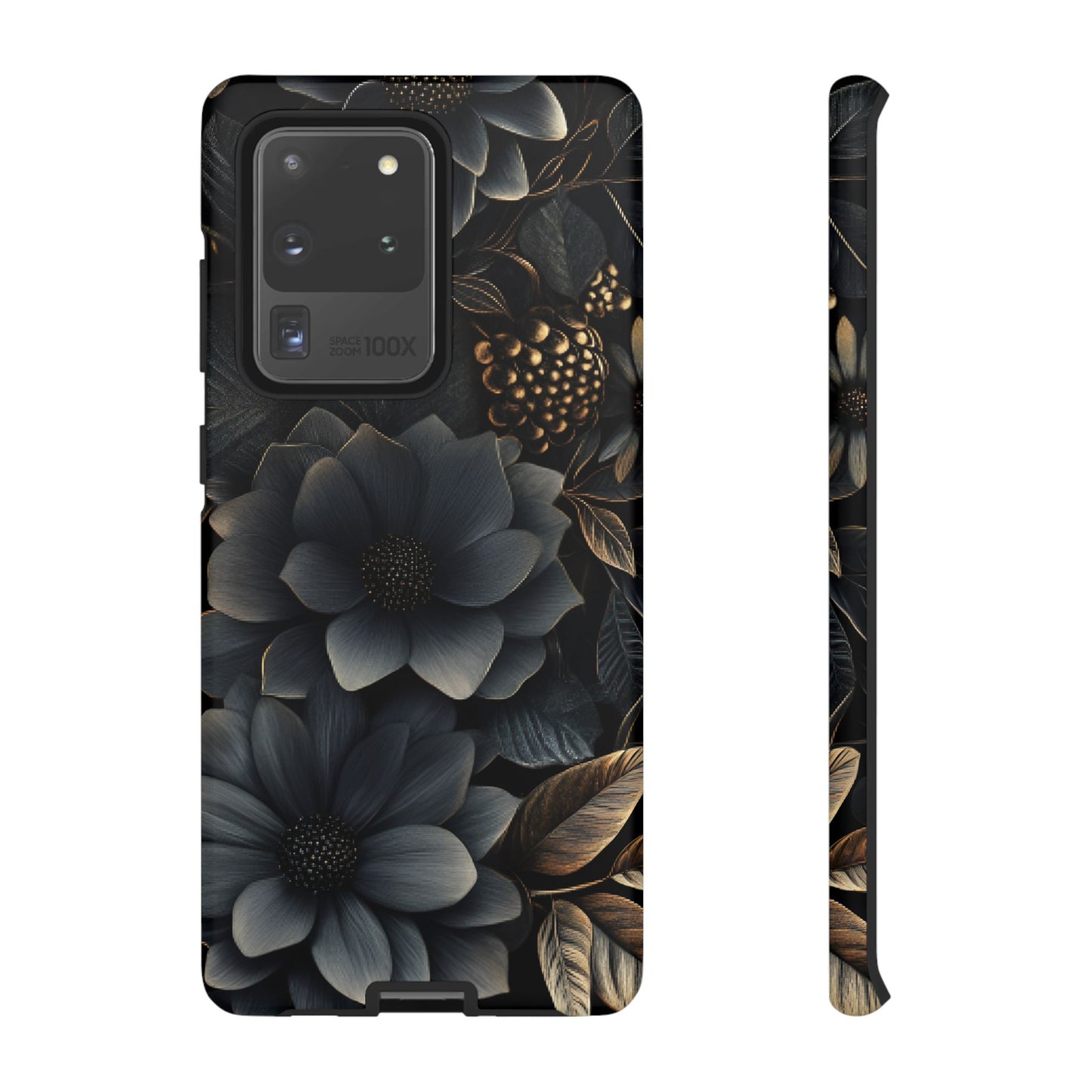 Dark Flower Phone Case - iPhone 16 15 14 13 12 11, Samsung Galaxy & Google Pixel Phone Covers