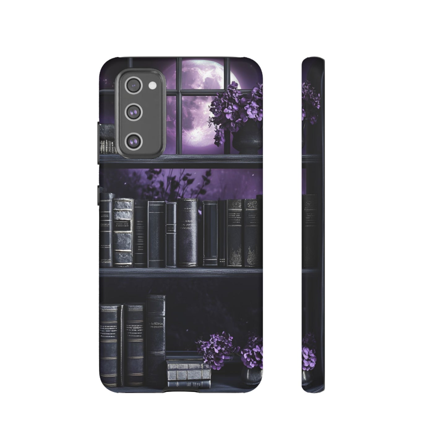 Dark Academia Bookshelf Phone Case - Literature and Book Lover Phone Cases for iPhone 16 15 14 13 12 11, Samsung Galaxy & Google Pixel