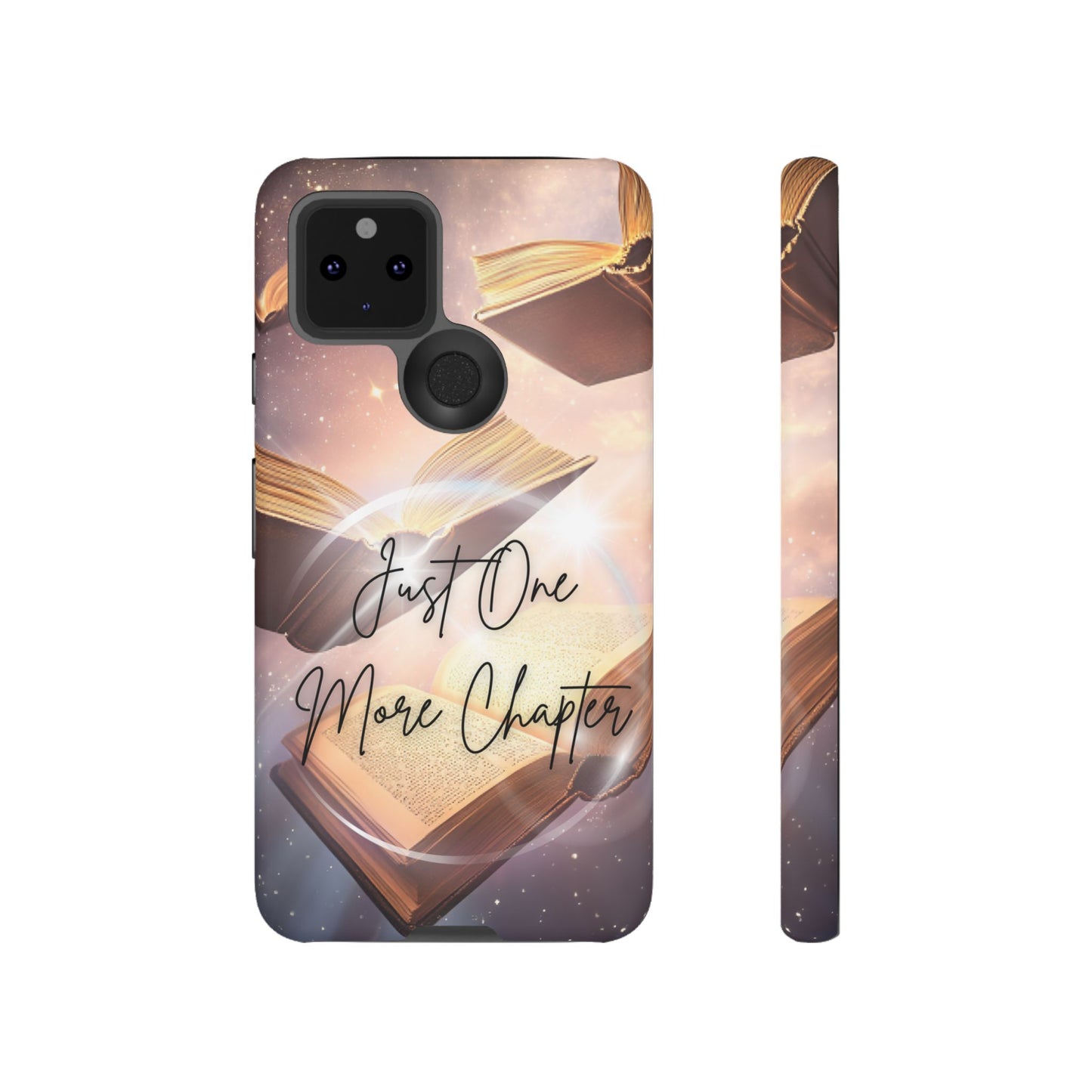 Bookish Phone Case -Just One More Chapter - Magic Vintage Books for iPhone 16 15 14 13 12 11, Samsung Galaxy & Google Pixel