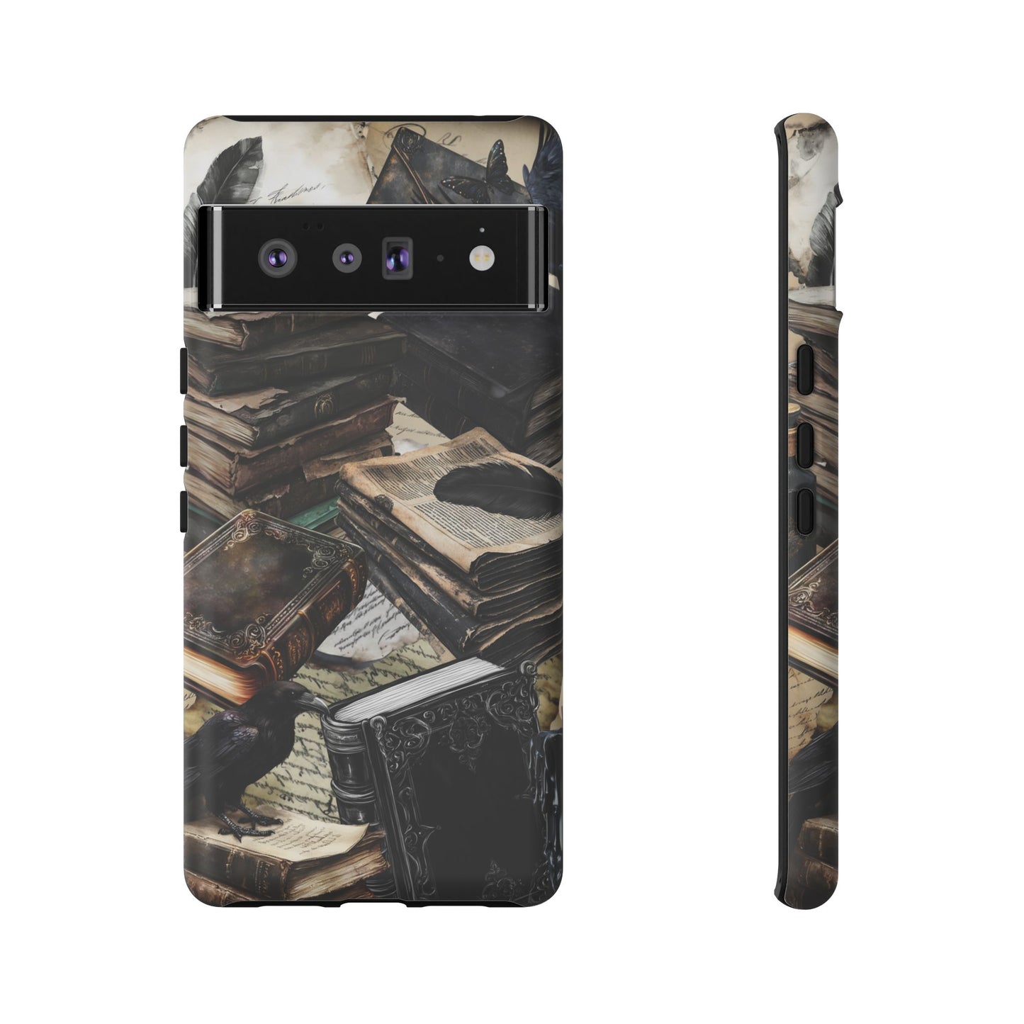 Dark Academia Collage Phone Case for iPhone 16 15 14 13 12 11, Samsung Galaxy & Google Pixel