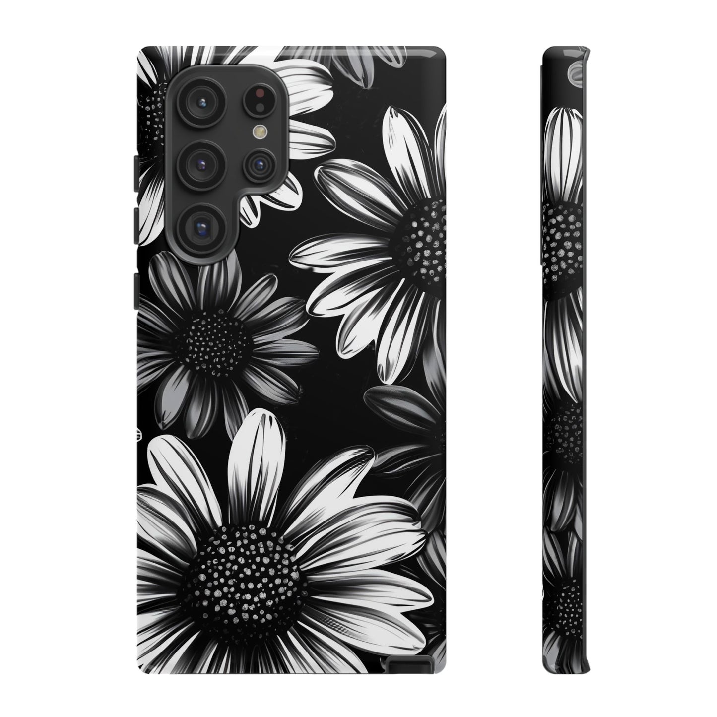 Daisy Phone Case - Dark Gothic Flower Phone Cases for iPhone 16 15 14 13 12 11, Samsung Galaxy & Google Pixel