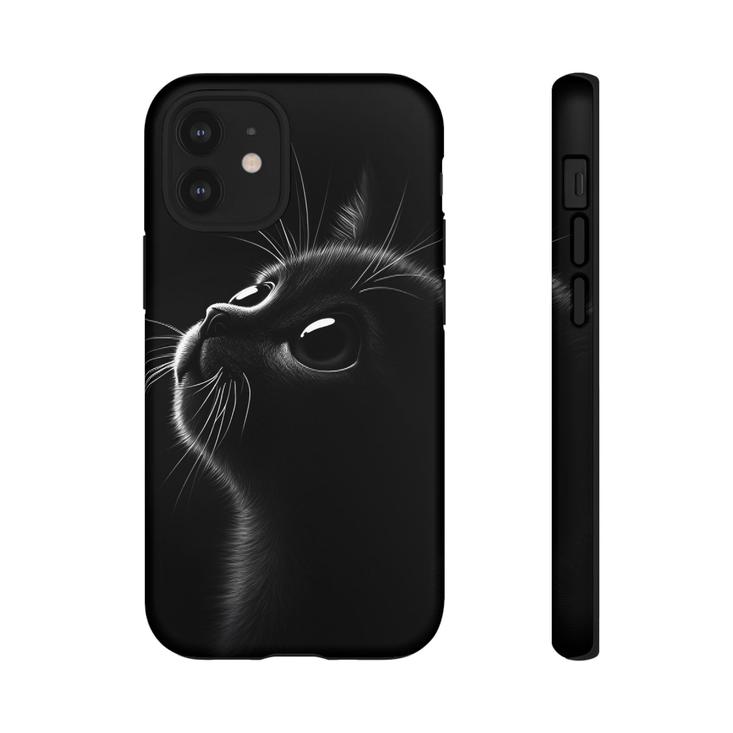 Cute Black Cat Phone Case - Cat Lover Phone Cases - iPhone 16 15 14 13 12 11, Samsung Galaxy & Google Pixel Phone Covers