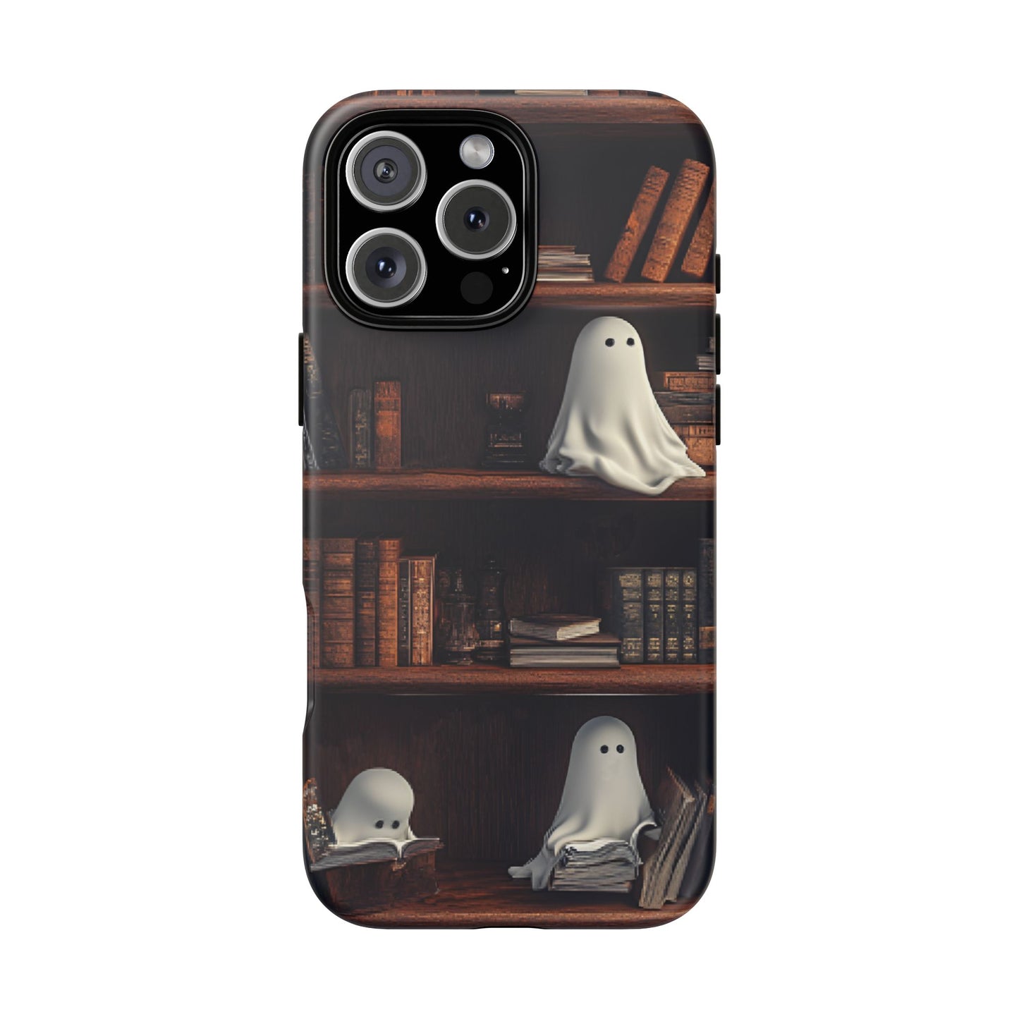 Bookish Ghost Phone Case - iPhone 16 15 14 13 12 11, Samsung Galaxy & Google Pixel Phone Covers