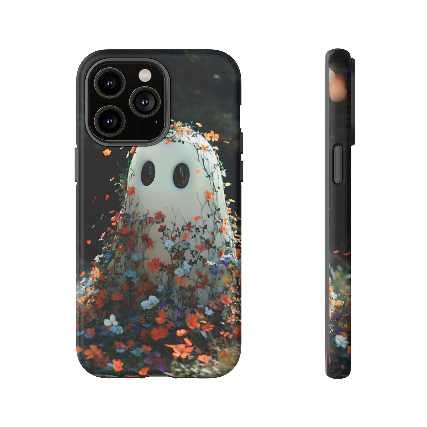 Floral Ghost Phone Case - iPhone 16 15 14 13 12 11, Samsung Galaxy & Google Pixel Phone Covers