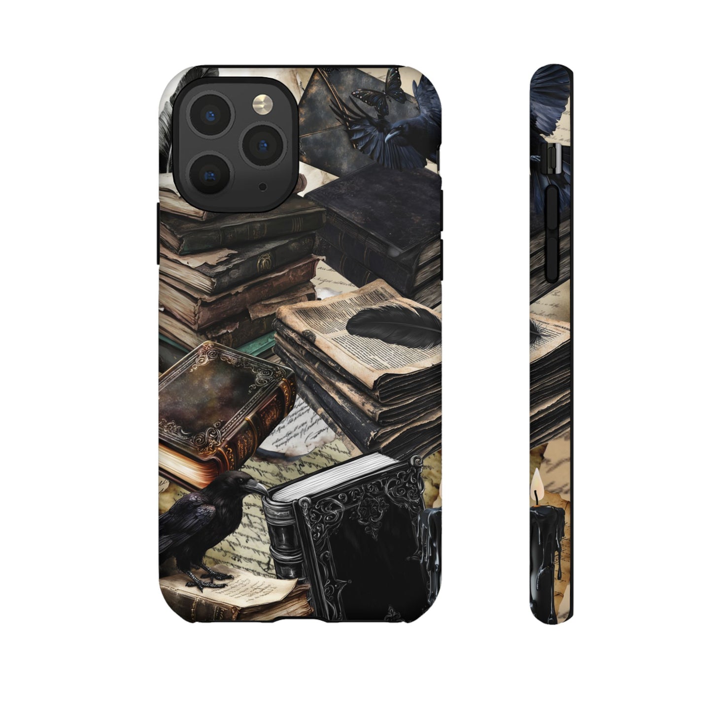 Dark Academia Collage Phone Case for iPhone 16 15 14 13 12 11, Samsung Galaxy & Google Pixel