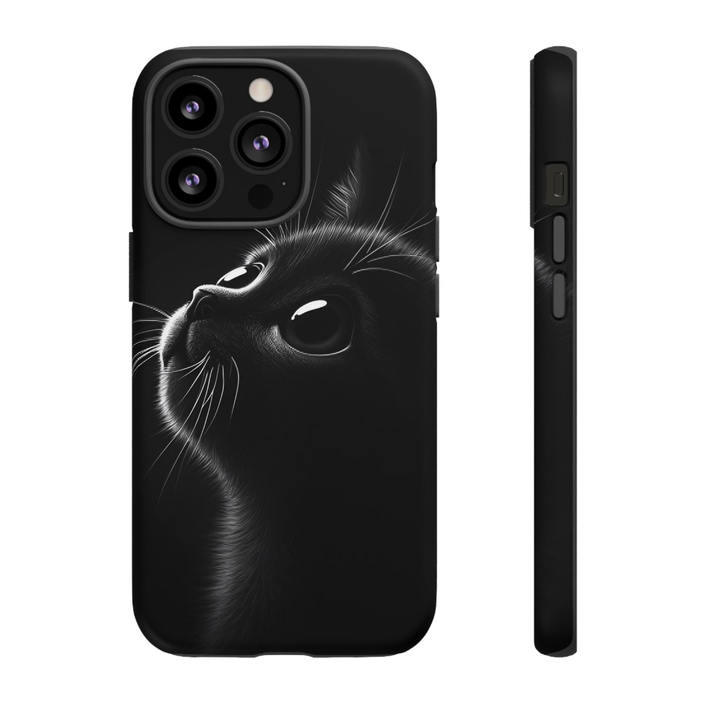 Cute Black Cat Phone Case - Cat Lover Phone Cases - iPhone 16 15 14 13 12 11, Samsung Galaxy & Google Pixel Phone Covers