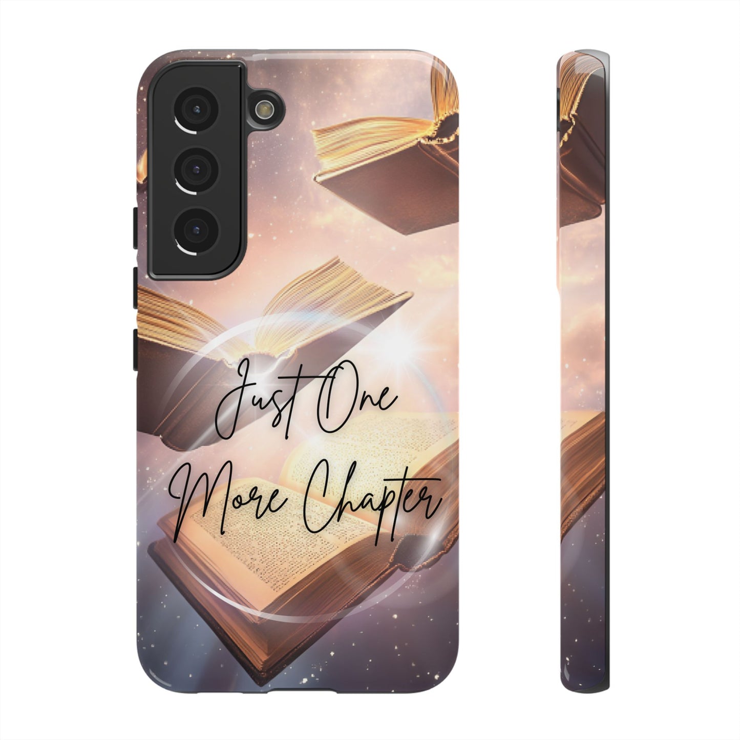 Bookish Phone Case -Just One More Chapter - Magic Vintage Books for iPhone 16 15 14 13 12 11, Samsung Galaxy & Google Pixel