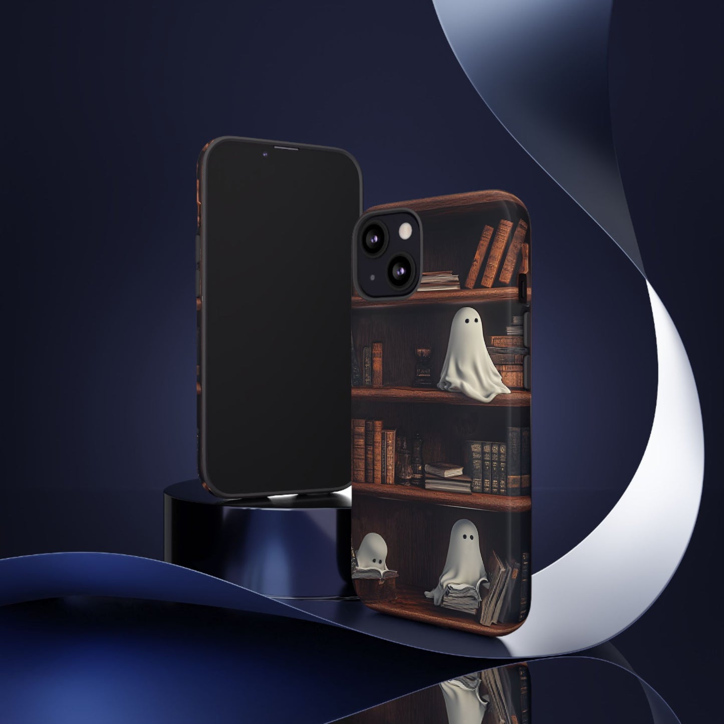 Bookish Ghost Phone Case - iPhone 16 15 14 13 12 11, Samsung Galaxy & Google Pixel Phone Covers