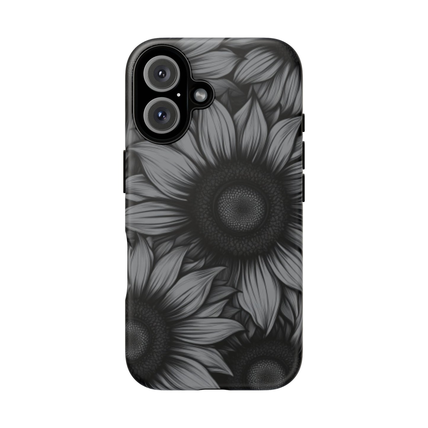 Sunflower Phone Case - Dark Gothic Floral Phone Cases for Phone 16 15 14 13 12 11, Samsung Galaxy & Google Pixel