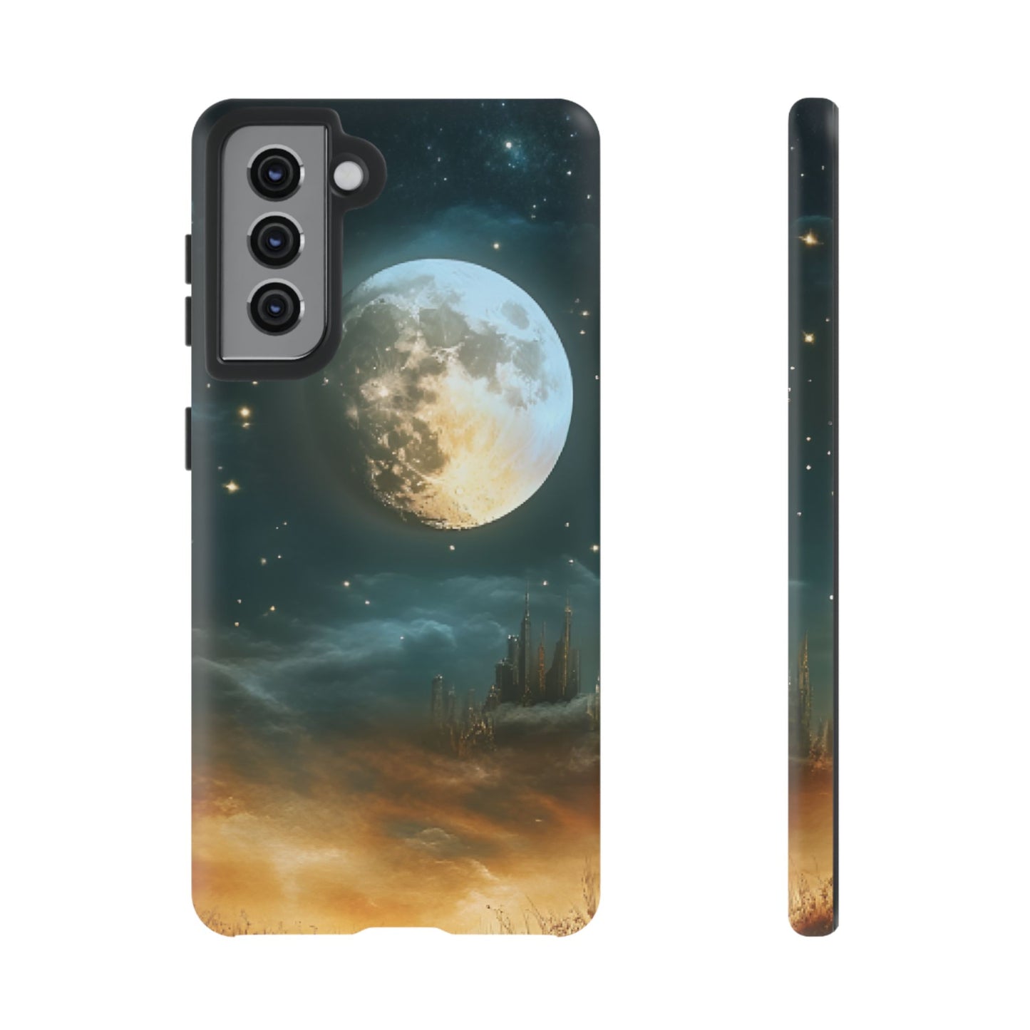 Space Phone Case - Planet and Stars in Fantasy World for iPhone 16 15 14 13 12 11, Samsung Galaxy & Google Pixel