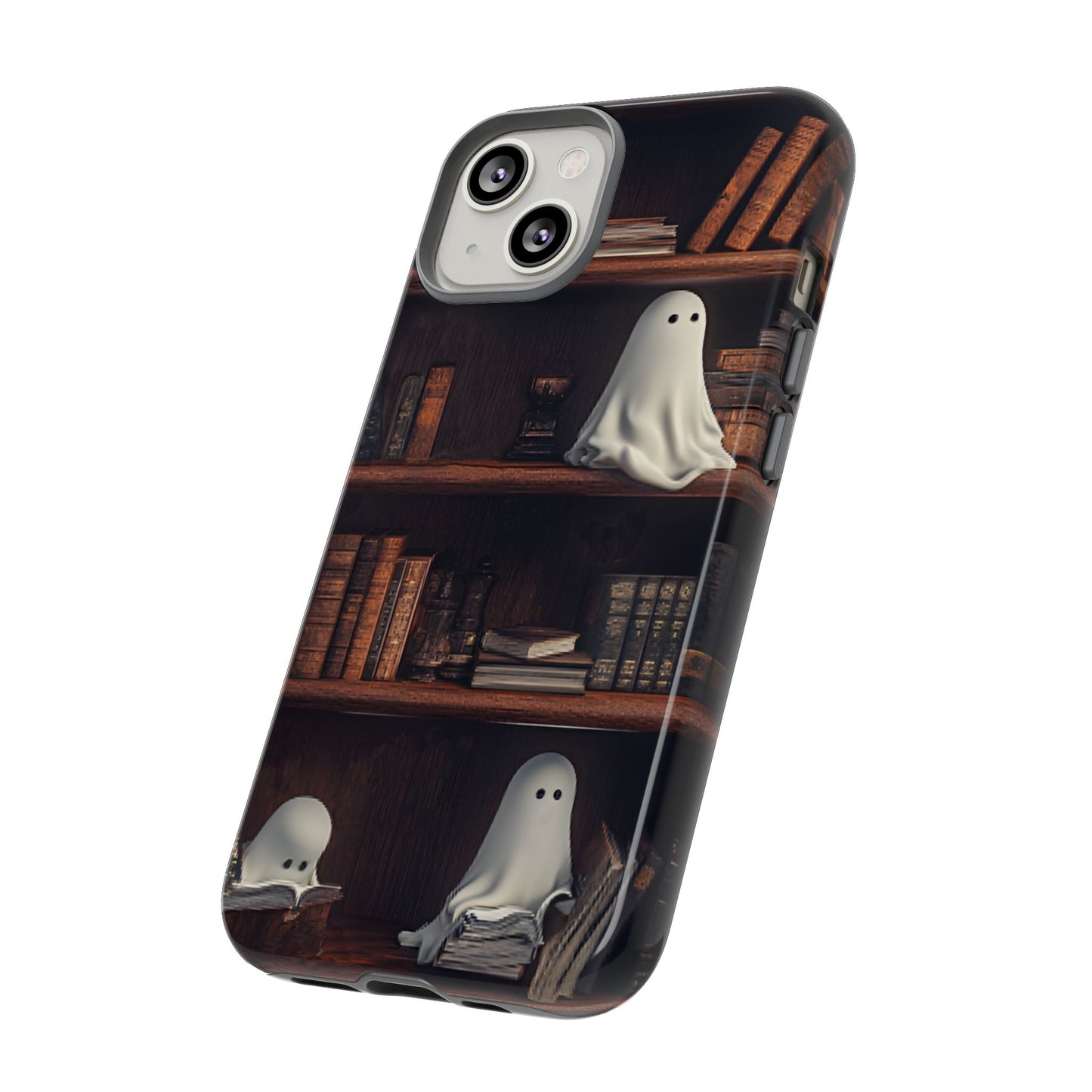 Bookish Ghost Phone Case for iPhone 16 15 14 13 12 11, Samsung Galaxy & Google Pixel