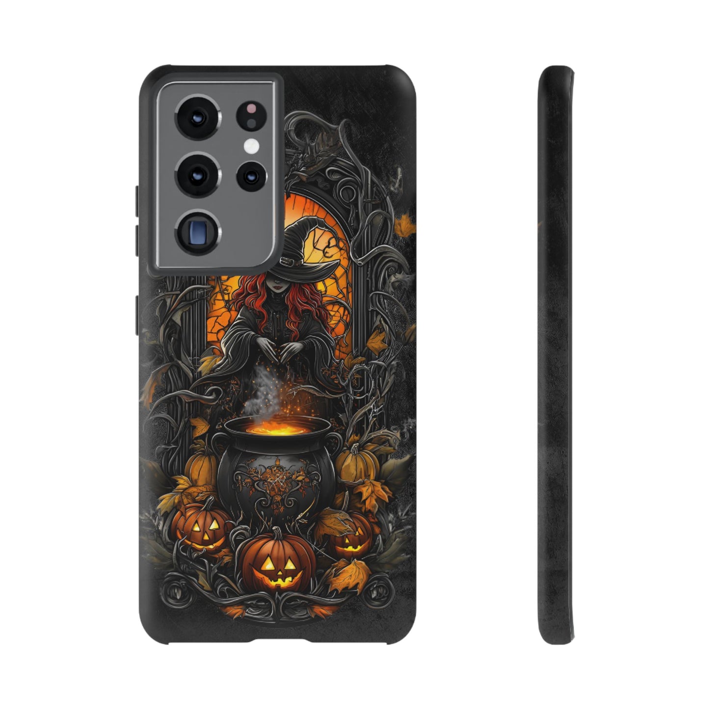 Halloween Witch Phone Case - Magic Witchy Phone Cases for iPhone 16 15 14 13 12 11, Samsung Galaxy & Google Pixel