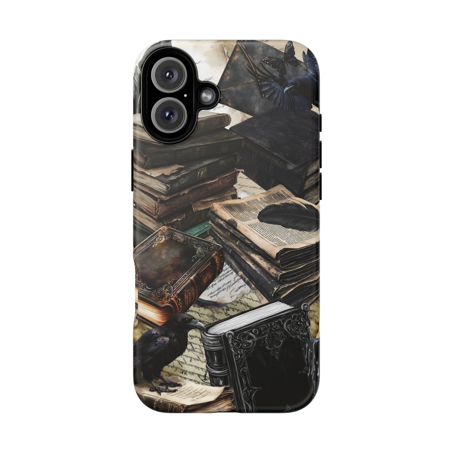 Dark Academia Collage Phone Case for iPhone 16 15 14 13 12 11, Samsung Galaxy & Google Pixel