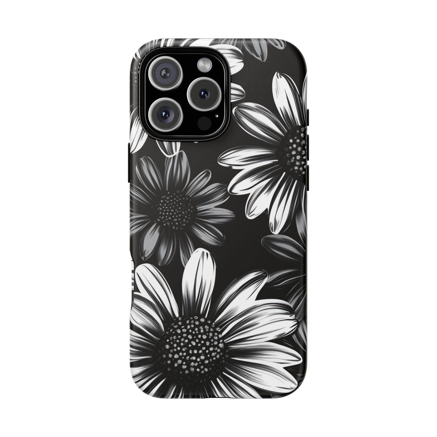 Daisy Phone Case - Dark Gothic Flower Phone Cases for iPhone 16 15 14 13 12 11, Samsung Galaxy & Google Pixel