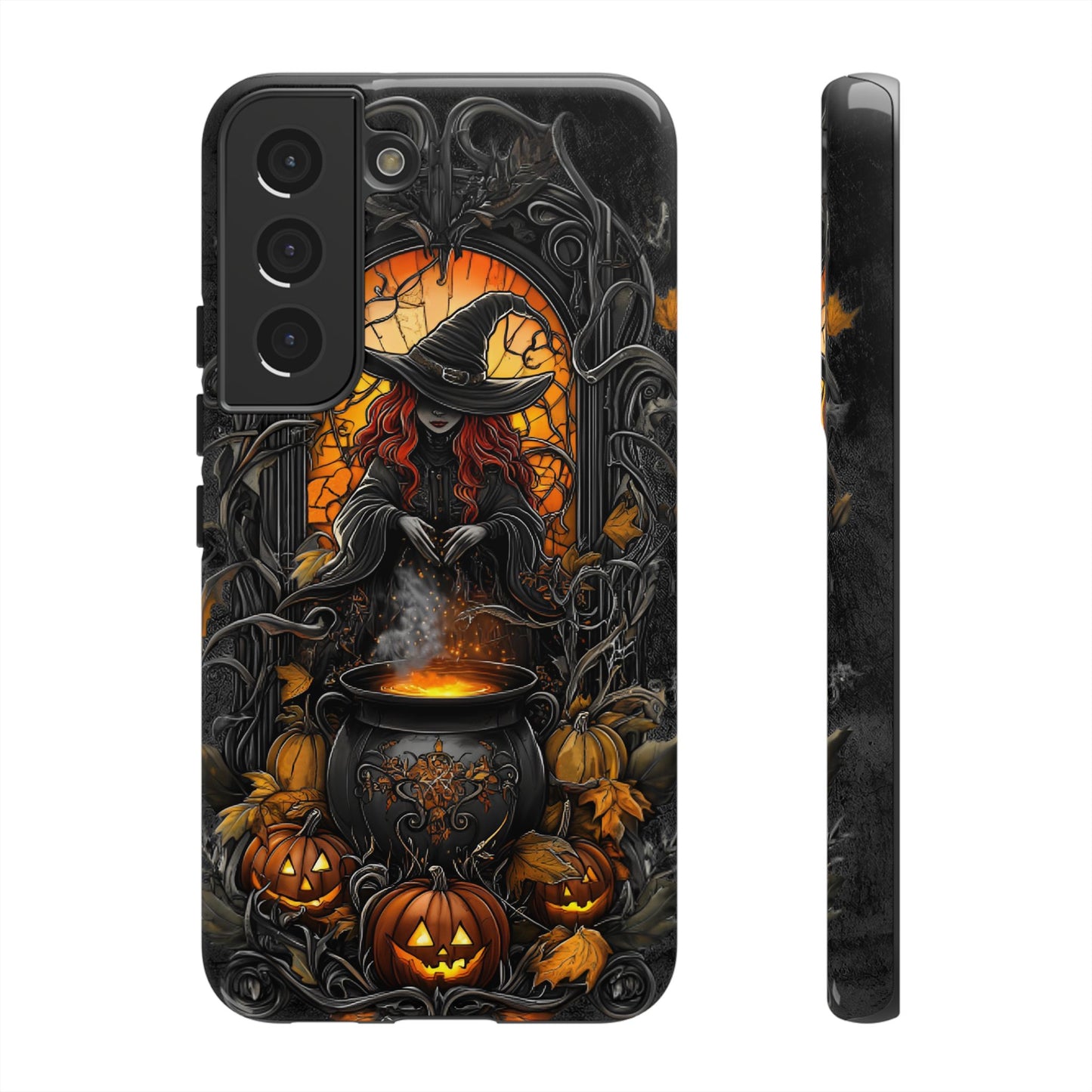 Halloween Witch Phone Case - Magic Witchy Phone Cases for iPhone 16 15 14 13 12 11, Samsung Galaxy & Google Pixel