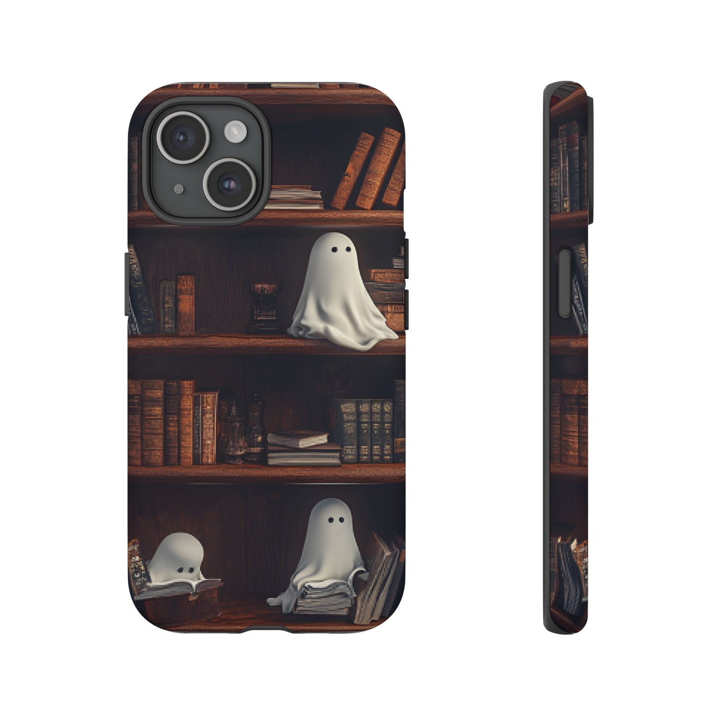 Bookish Ghost Phone Case - iPhone 16 15 14 13 12 11, Samsung Galaxy & Google Pixel Phone Covers