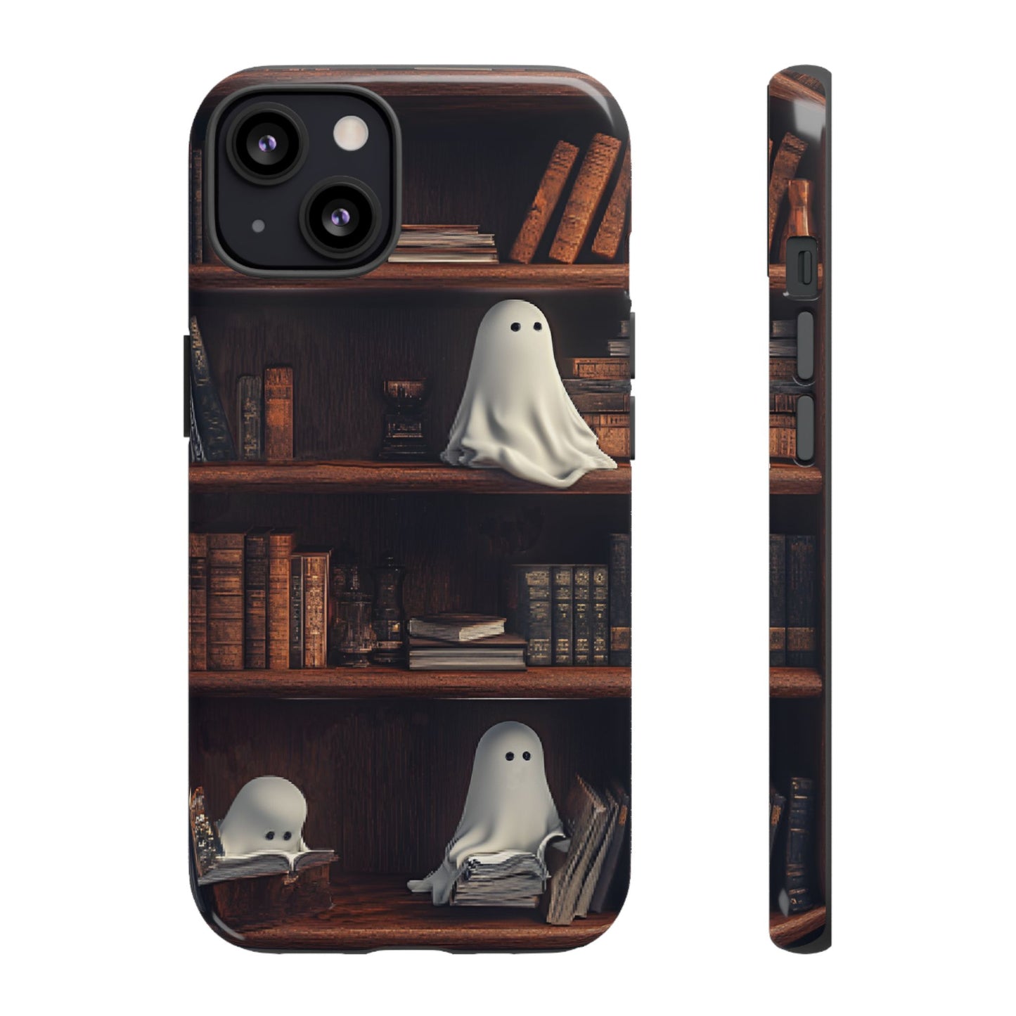 Bookish Ghost Phone Case for iPhone 16 15 14 13 12 11, Samsung Galaxy & Google Pixel