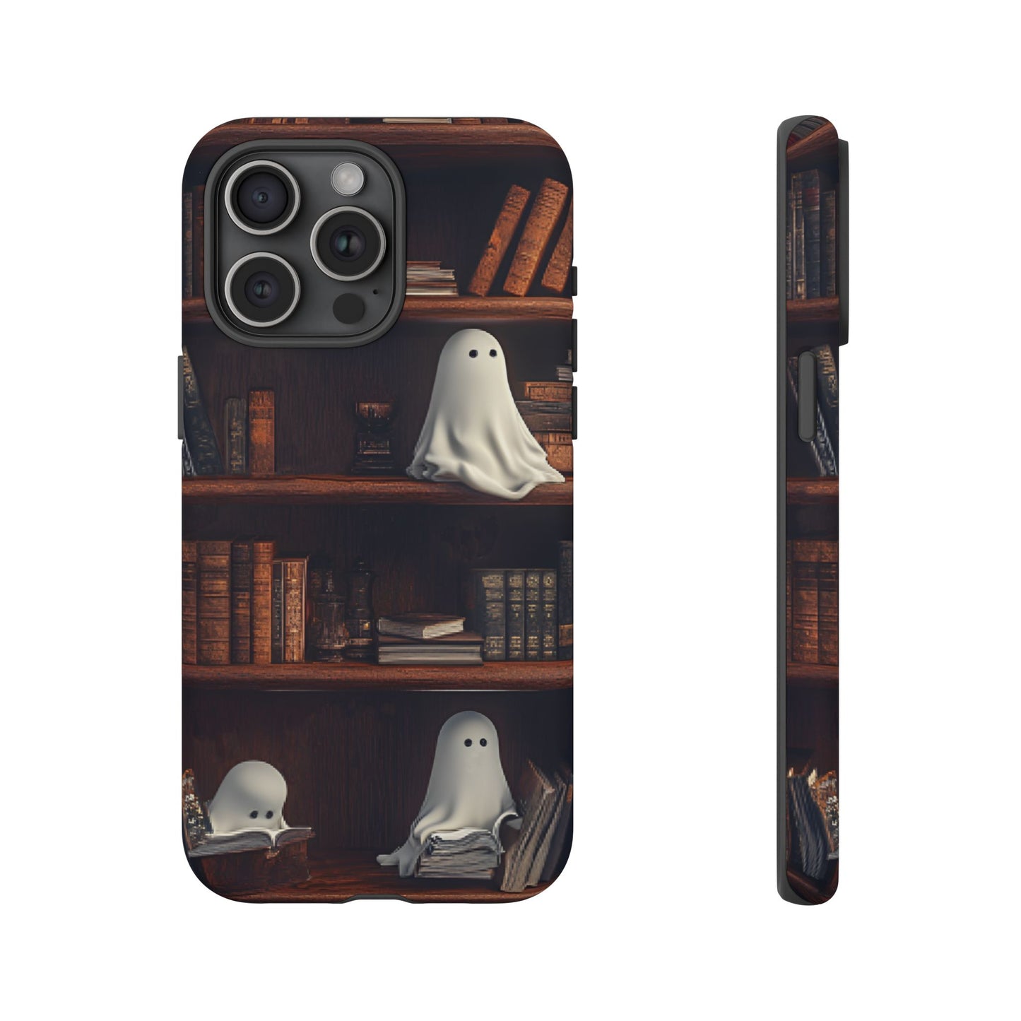 Bookish Ghost Phone Case for iPhone 16 15 14 13 12 11, Samsung Galaxy & Google Pixel