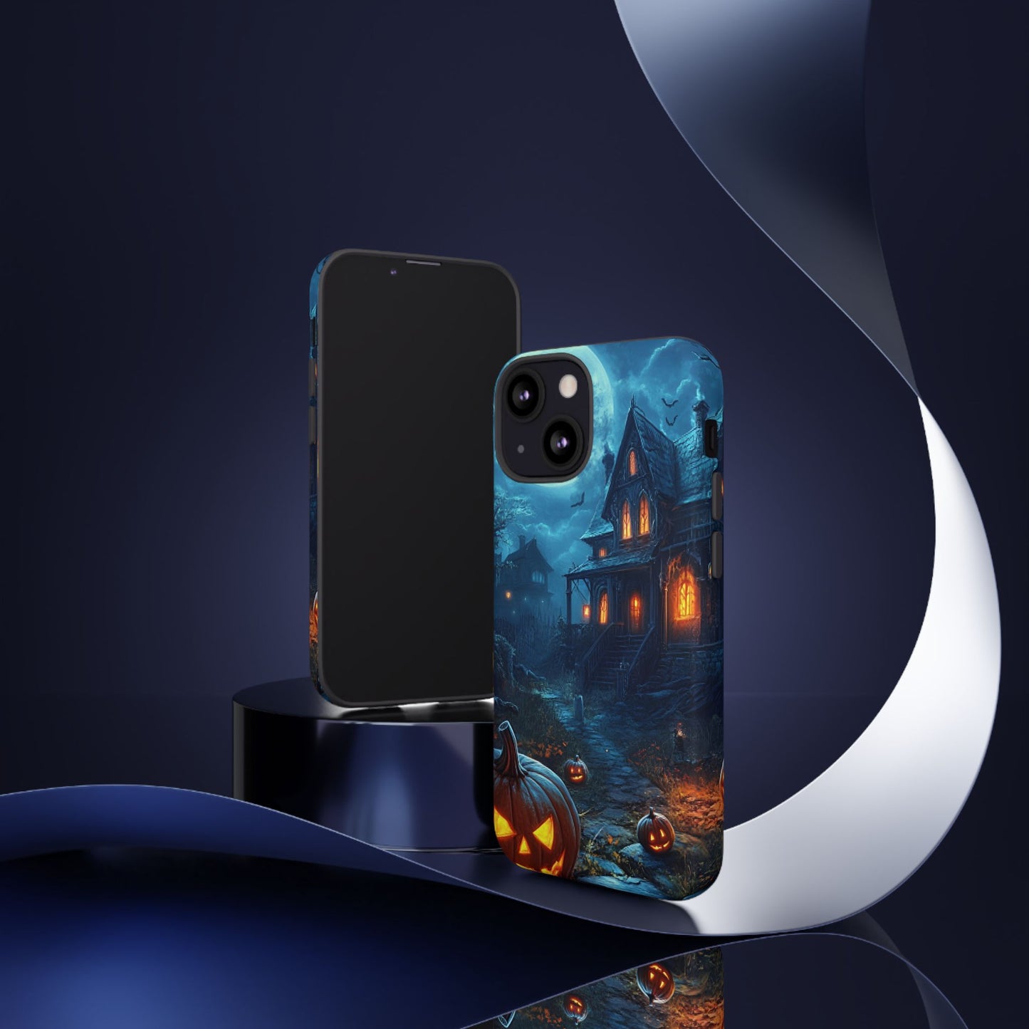 Halloween Haunted  House Phone Case - Spooky & Scary Phone Cases for iPhone 16 15 14 13 12 11, Samsung Galaxy & Google Pixel