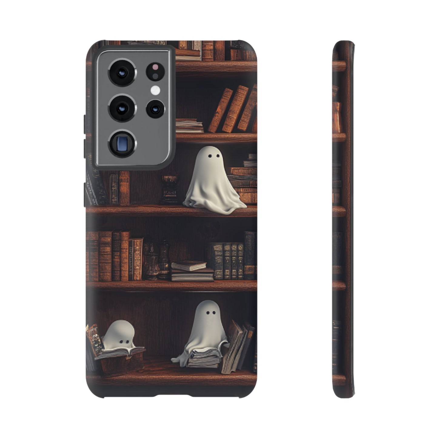 Bookish Ghost Phone Case for iPhone 16 15 14 13 12 11, Samsung Galaxy & Google Pixel