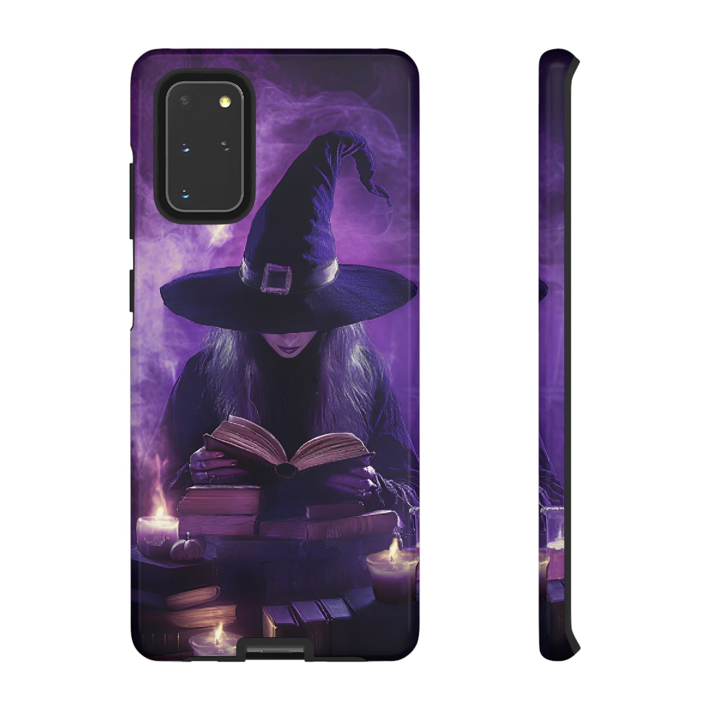 Witch Reading Book Phone Case - Witchy  Halloween Phone Cases - iPhone 16 15 14 13 12 11, Samsung Galaxy & Google Pixel Phone Covers