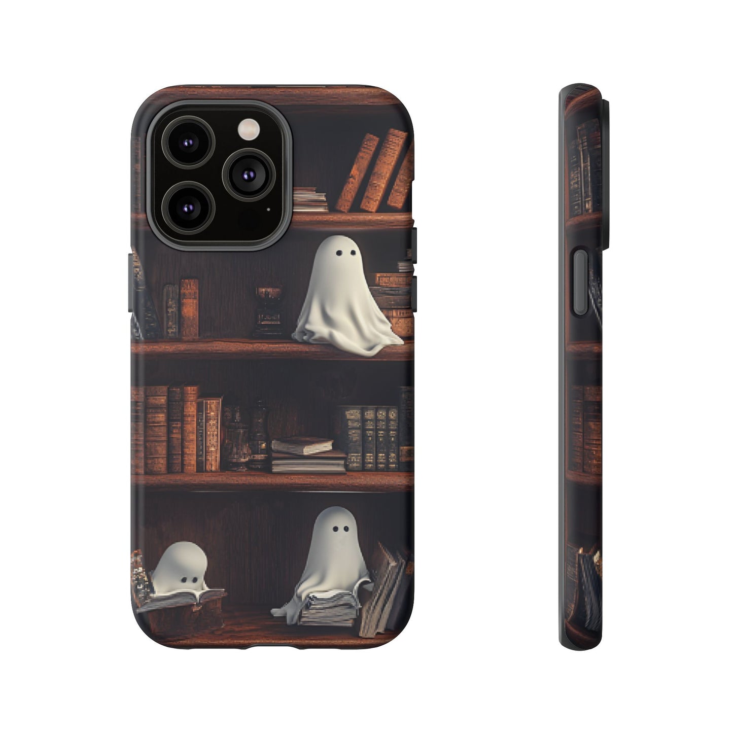 Bookish Ghost Phone Case for iPhone 16 15 14 13 12 11, Samsung Galaxy & Google Pixel