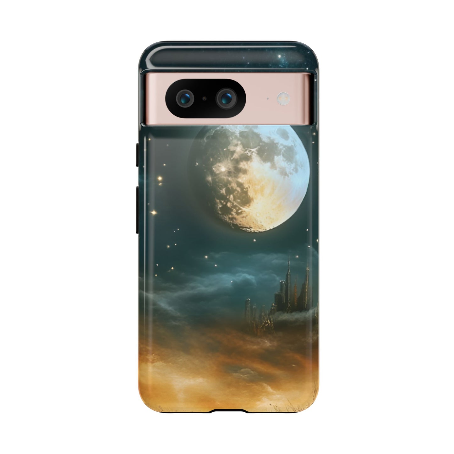 Space Phone Case - Planet and Stars in Fantasy World for iPhone 16 15 14 13 12 11, Samsung Galaxy & Google Pixel