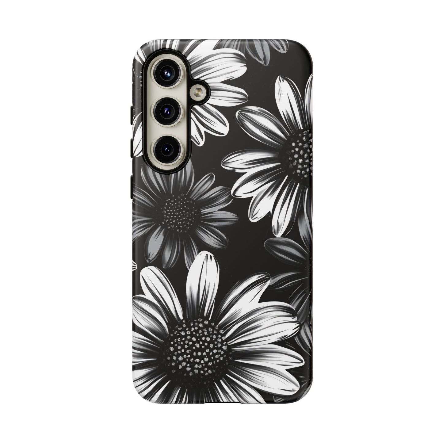 Daisy Phone Case - Dark Gothic Flower Phone Cases - iPhone 16 15 14 13 12 11, Samsung Galaxy & Google Pixel Phone Covers