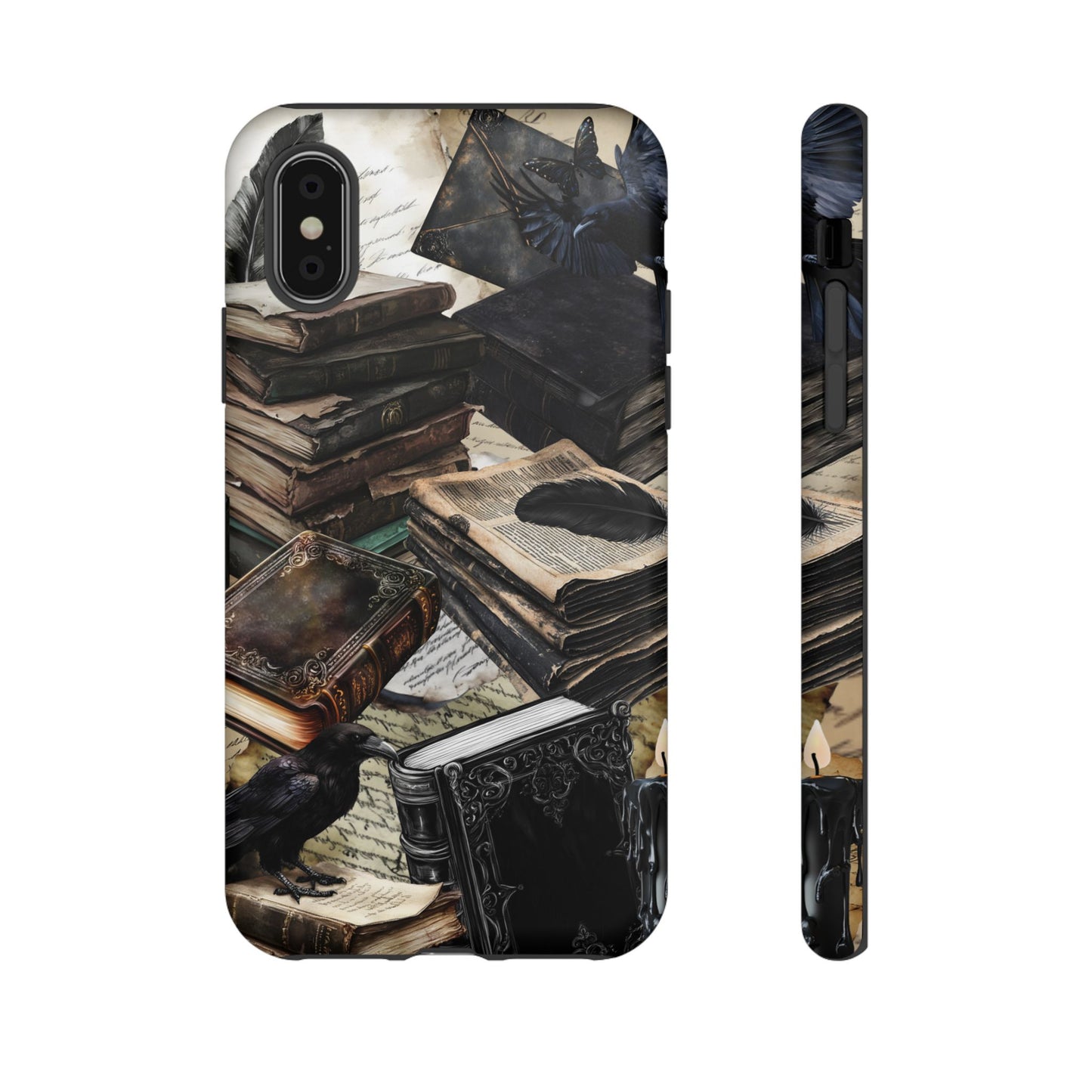 Dark Academia Collage Phone Case - iPhone 16 15 14 13 12 11, Samsung Galaxy & Google Pixel Phone Covers - Boo and Bewear