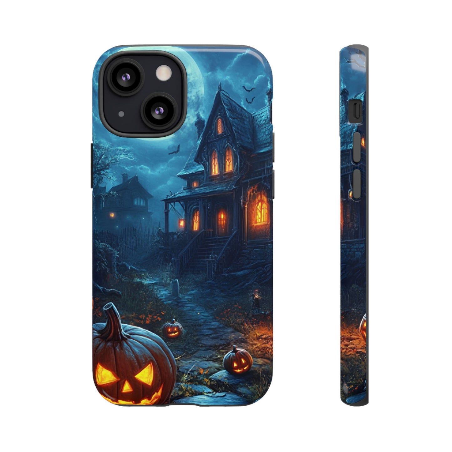 Halloween Haunted  House Phone Case - Spooky & Scary Phone Cases for iPhone 16 15 14 13 12 11, Samsung Galaxy & Google Pixel