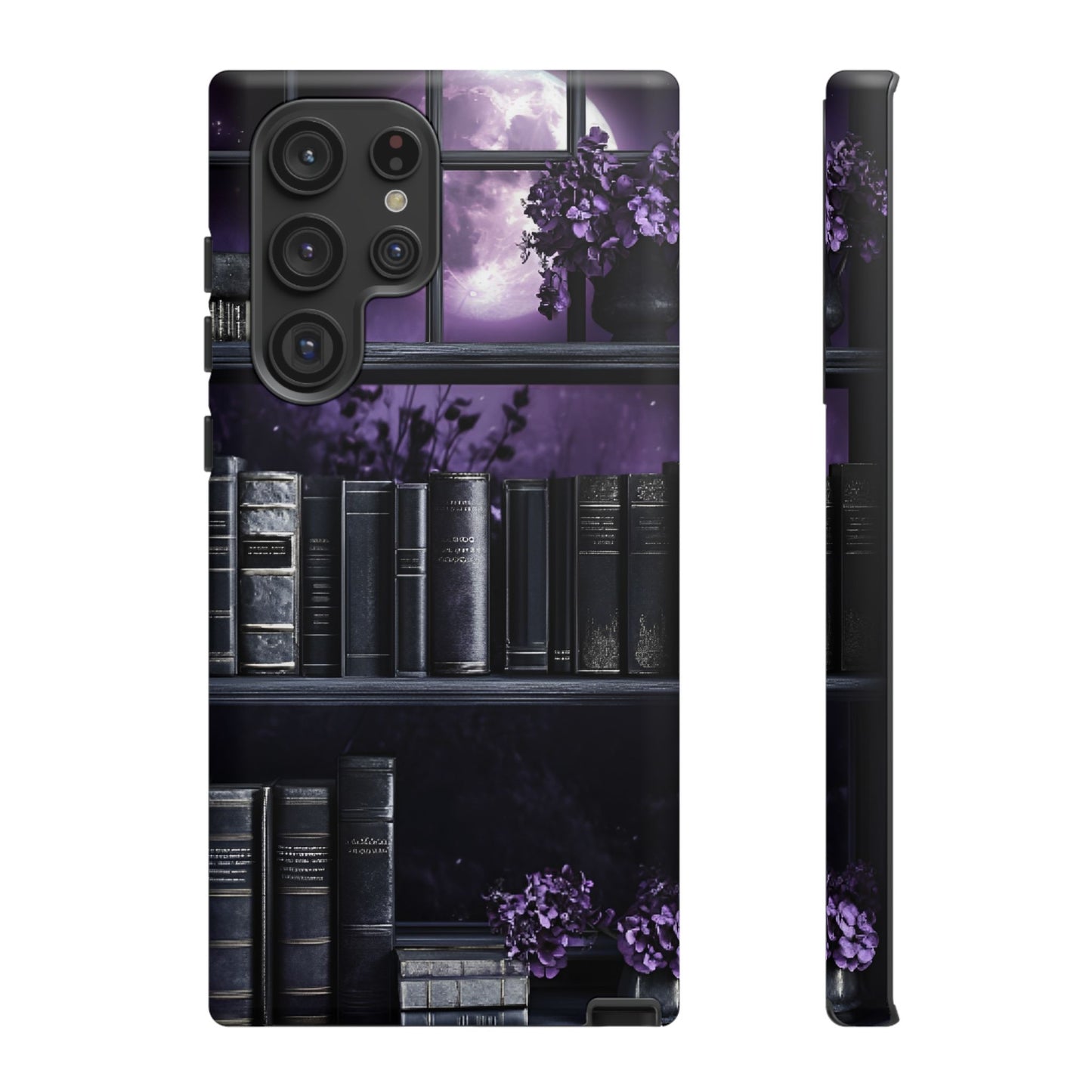 Dark Academia Bookshelf Phone Case - Literature and Book Lover Phone Cases for iPhone 16 15 14 13 12 11, Samsung Galaxy & Google Pixel