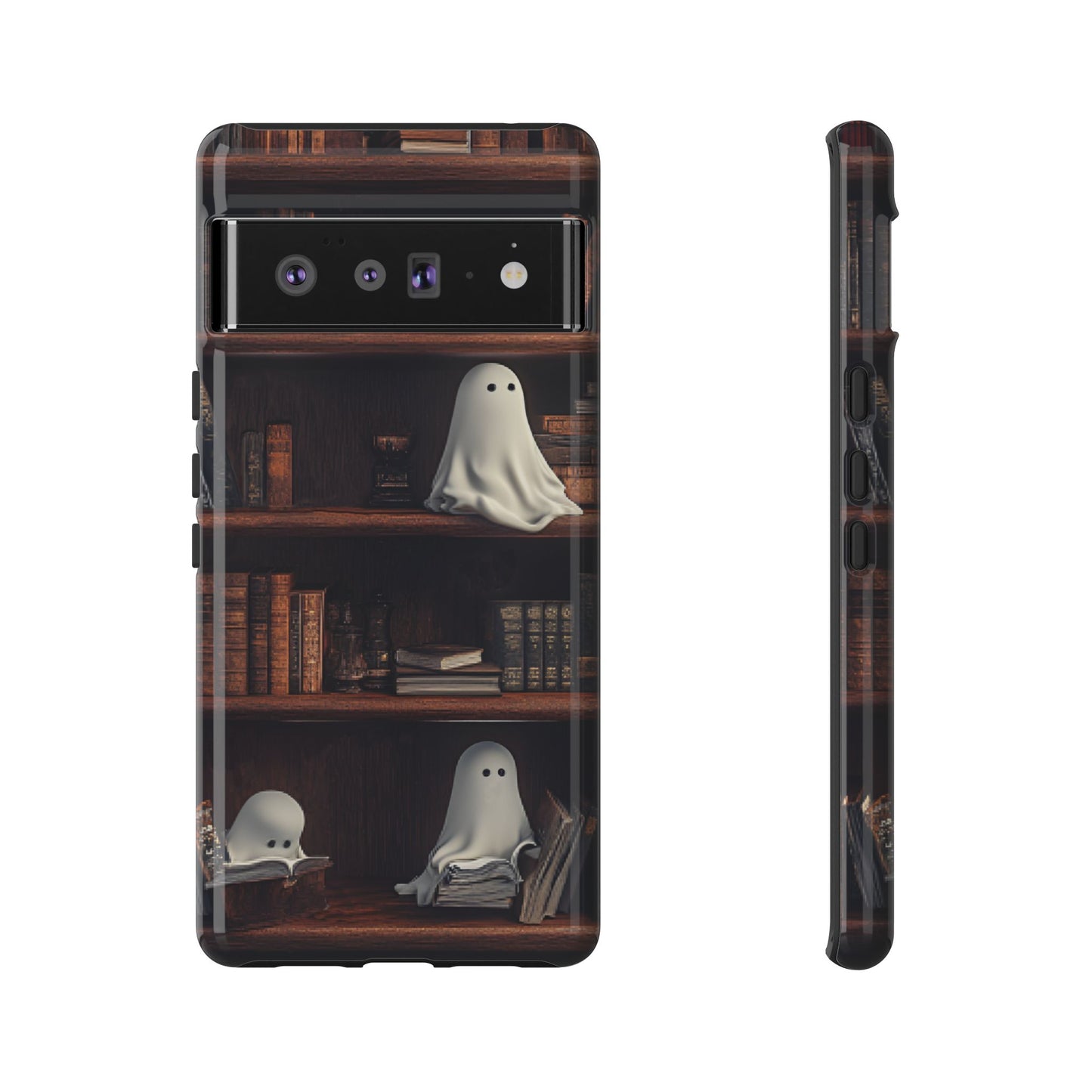 Bookish Ghost Phone Case - iPhone 16 15 14 13 12 11, Samsung Galaxy & Google Pixel Phone Covers