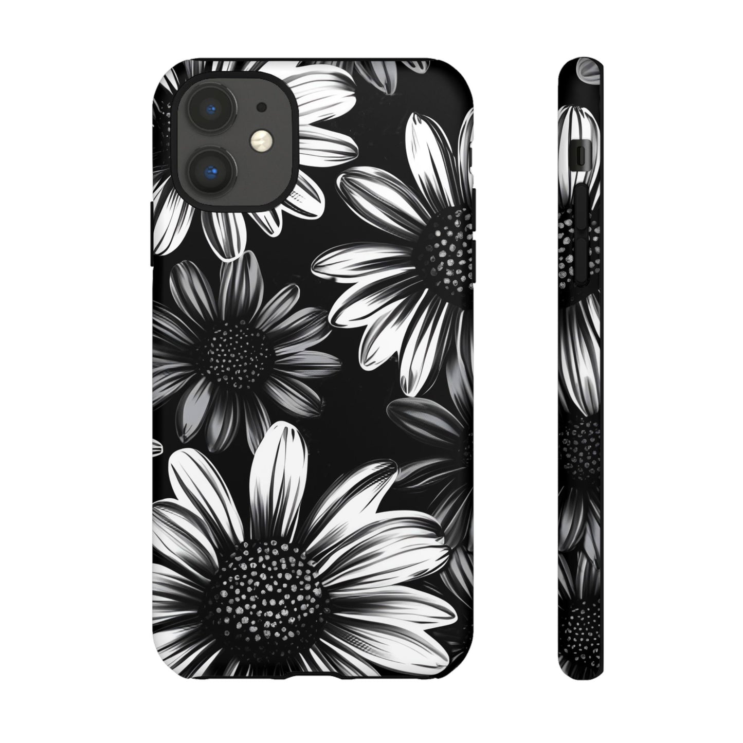 Daisy Phone Case - Dark Gothic Flower Phone Cases - iPhone 16 15 14 13 12 11, Samsung Galaxy & Google Pixel Phone Covers