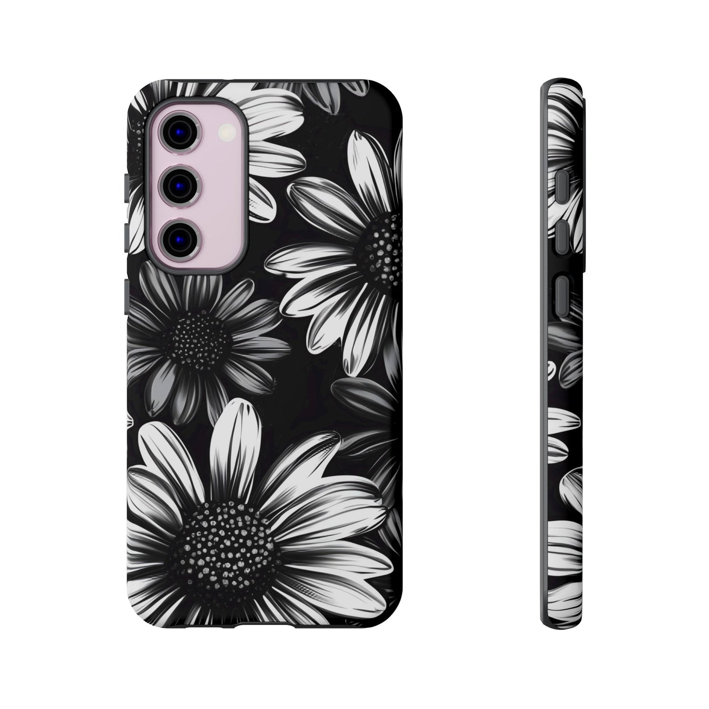 Daisy Phone Case - Dark Gothic Flower Phone Cases for iPhone 16 15 14 13 12 11, Samsung Galaxy & Google Pixel