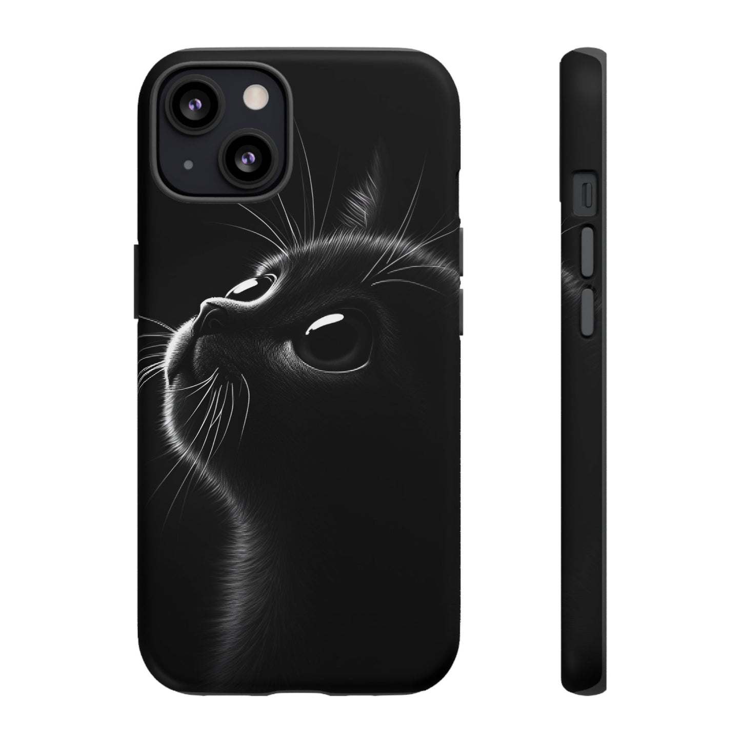 Cute Black Cat Phone Case - Cat Lover Phone Cases - iPhone 16 15 14 13 12 11, Samsung Galaxy & Google Pixel Phone Covers