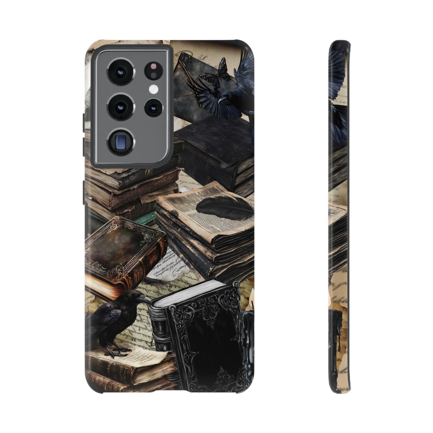 Dark Academia Collage Phone Case for iPhone 16 15 14 13 12 11, Samsung Galaxy & Google Pixel