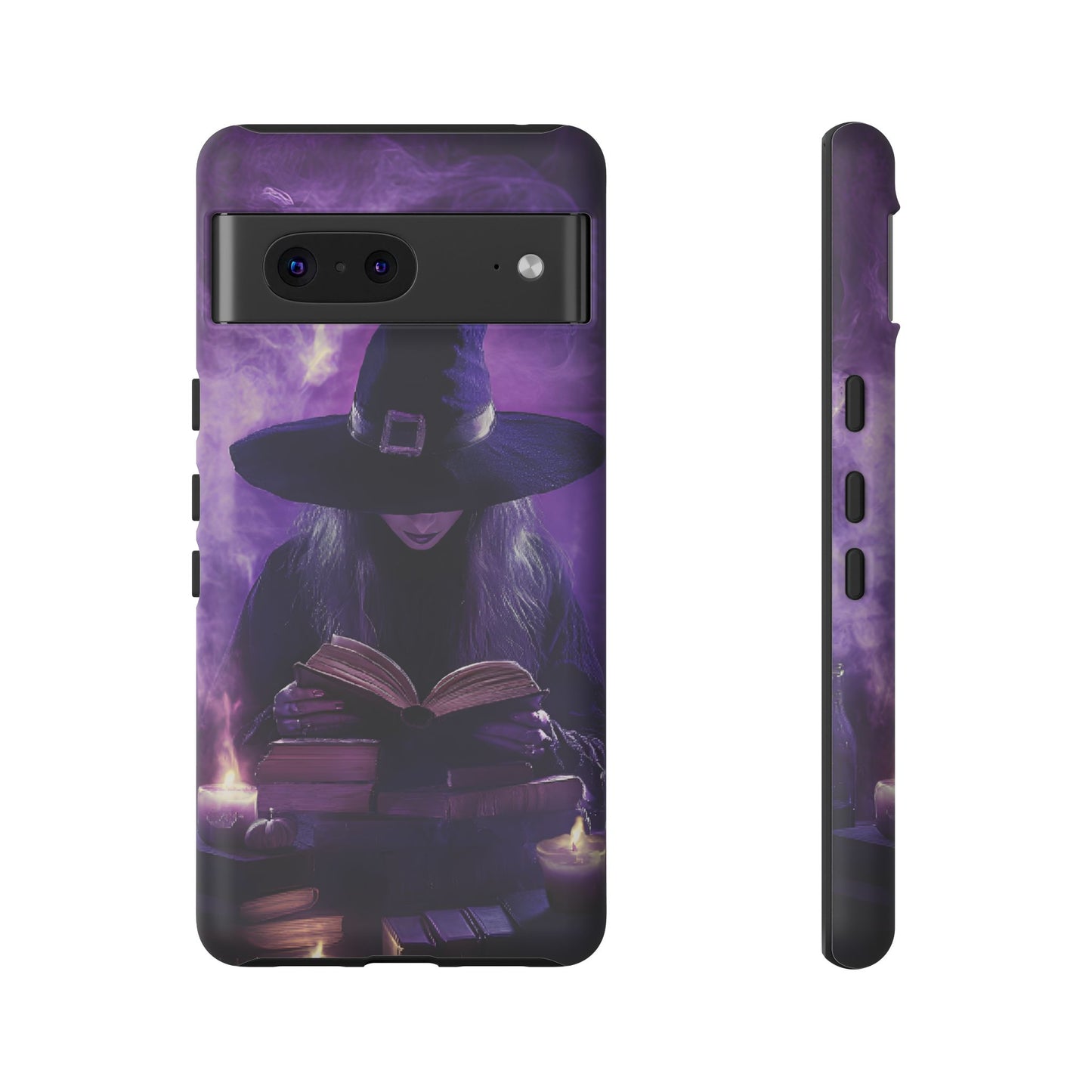 Witch Reading Book Phone Case - Witchy  Halloween Phone Cases for iPhone 16 15 14 13 12 11, Samsung Galaxy & Google Pixel