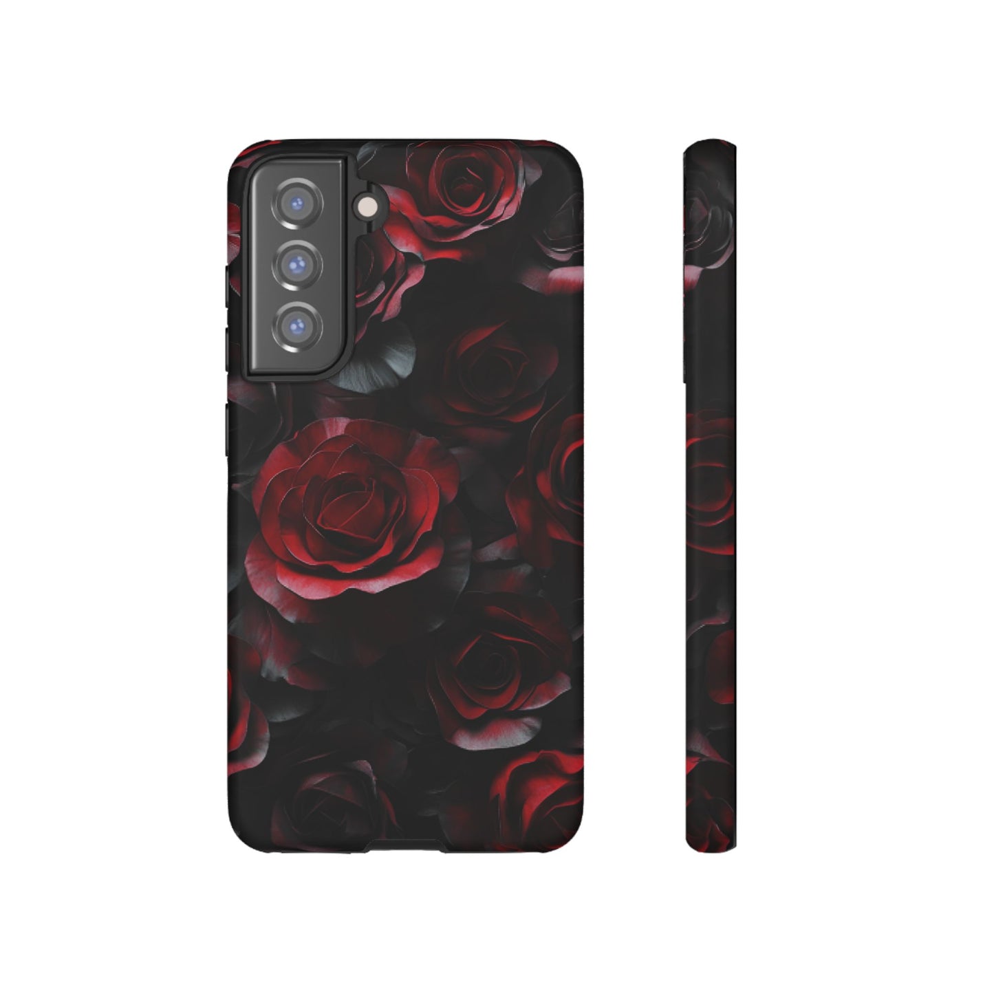 Dark Rose Flower Phone Case - Gothic Floral Phone Cases - iPhone 16 15 14 13 12 11, Samsung Galaxy & Google Pixel Phone Covers