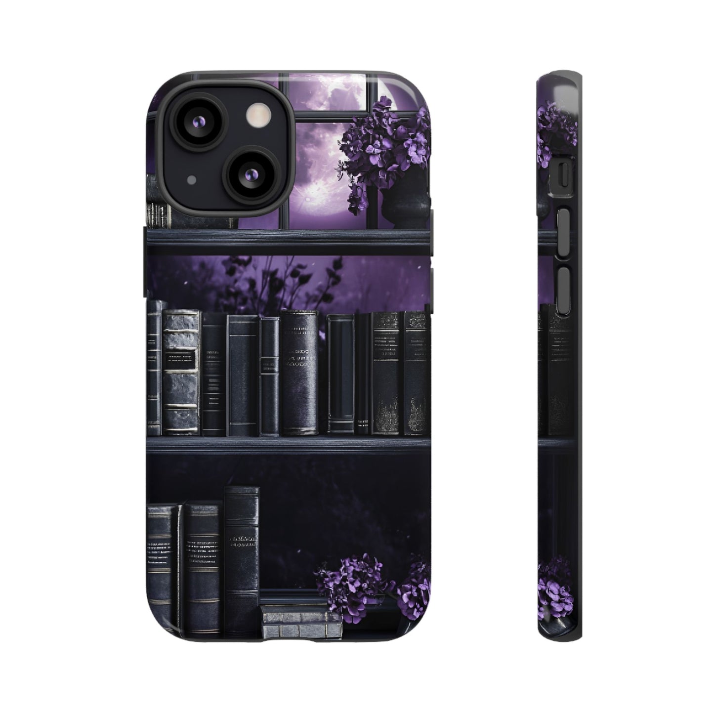 Dark Academia Bookshelf Phone Case - Literature and Book Lover Phone Cases for iPhone 16 15 14 13 12 11, Samsung Galaxy & Google Pixel